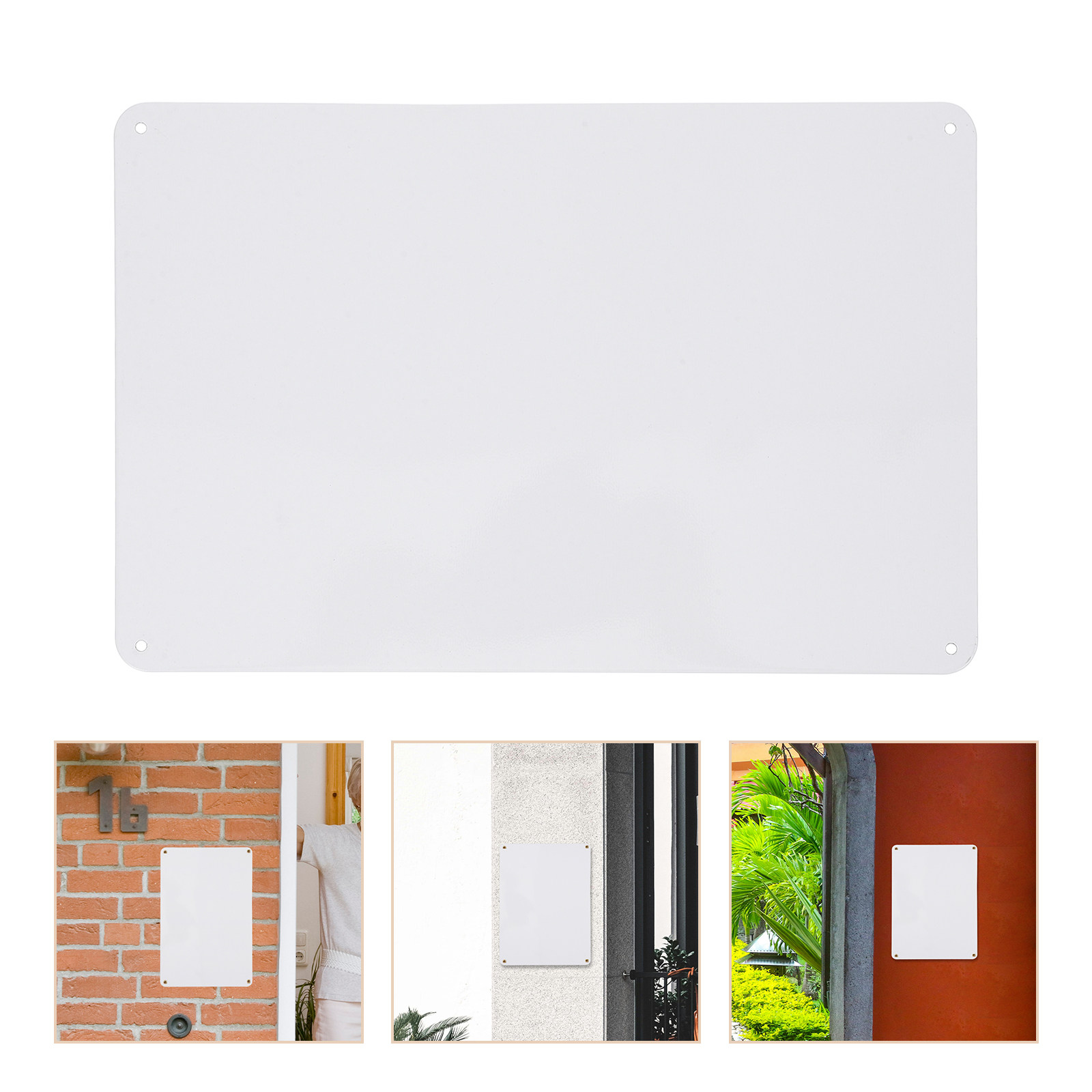 Yard Sign Blank - 2Pcs Blank Metal Signs Sublimation Metal