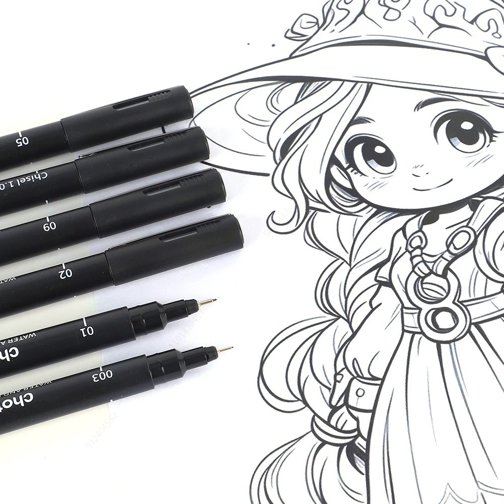 Black Micro Pens,15 Sizes,Wate - Copic Marker Sketch recension och pris