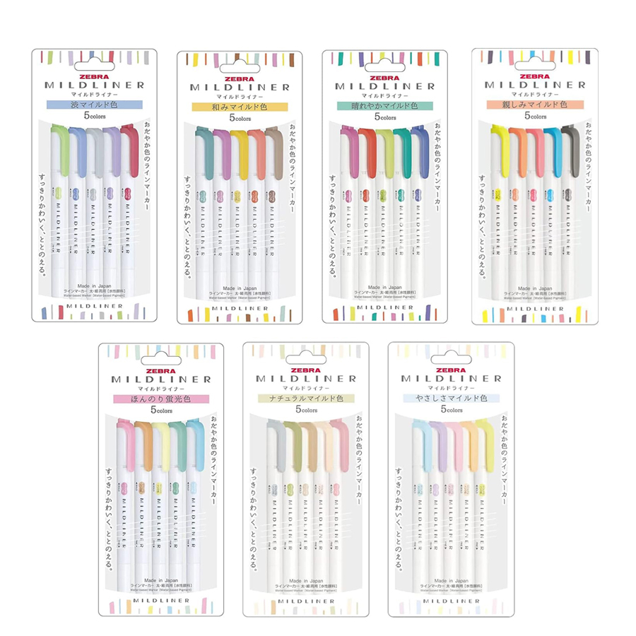 Zebra Mildliner Highlighter Pa - Zebra Pen Mildliner recension och pris
