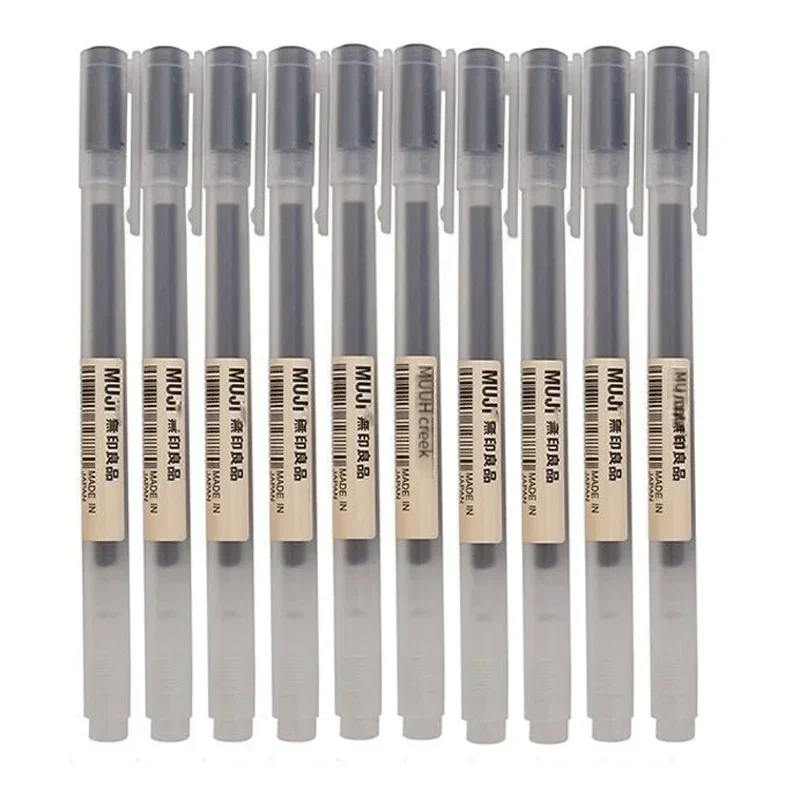 6/8Pcs/Set MUJIs Gel Pen Black - Muji Stationery Gel Pen recension och pris