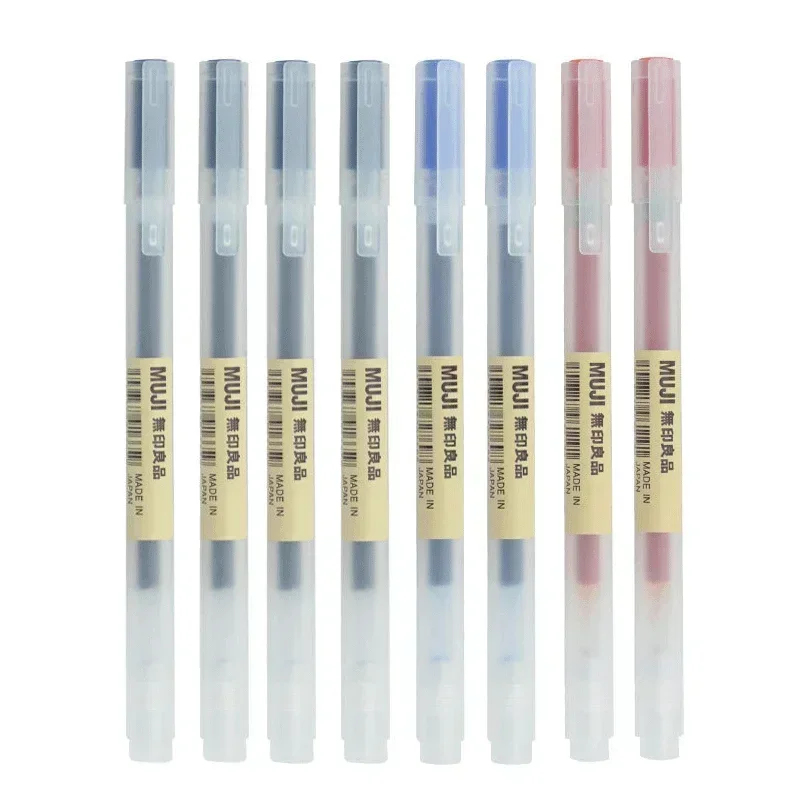 6/8Pcs/Set MUJIs Gel Pen Black - Muji Stationery Gel Pen recension och pris