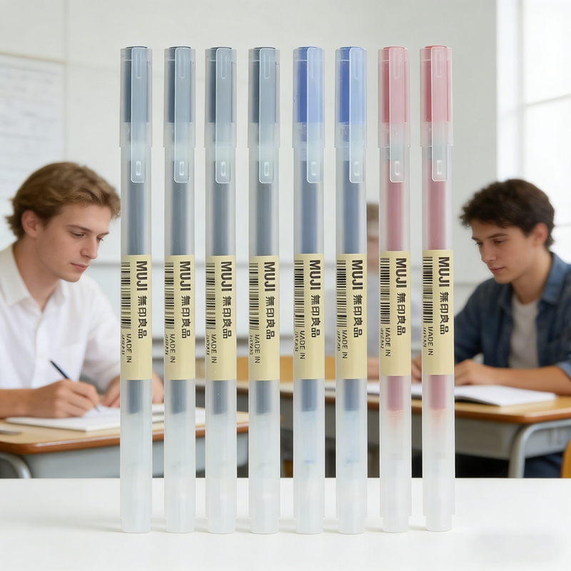 6/8Pcs MUJIs Ballpoint Pen Set - Muji Stationery Gel Pen recension och pris