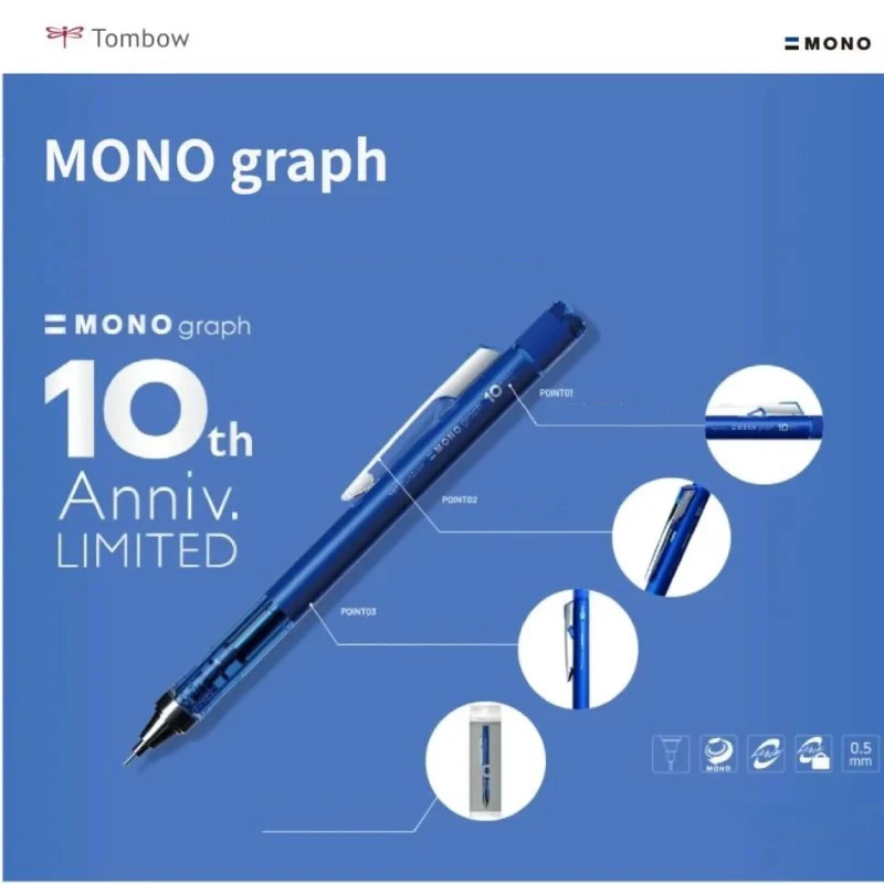JapanTombow 10th Anniversary L - Staedtler Pencil Lumocolor recension och pris