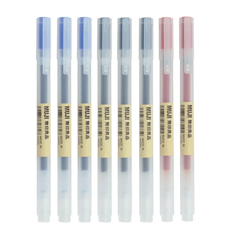 3-6Pcs/Set 0.38mm Kawaii MUJIs - Muji Stationery Gel Pen recension och pris