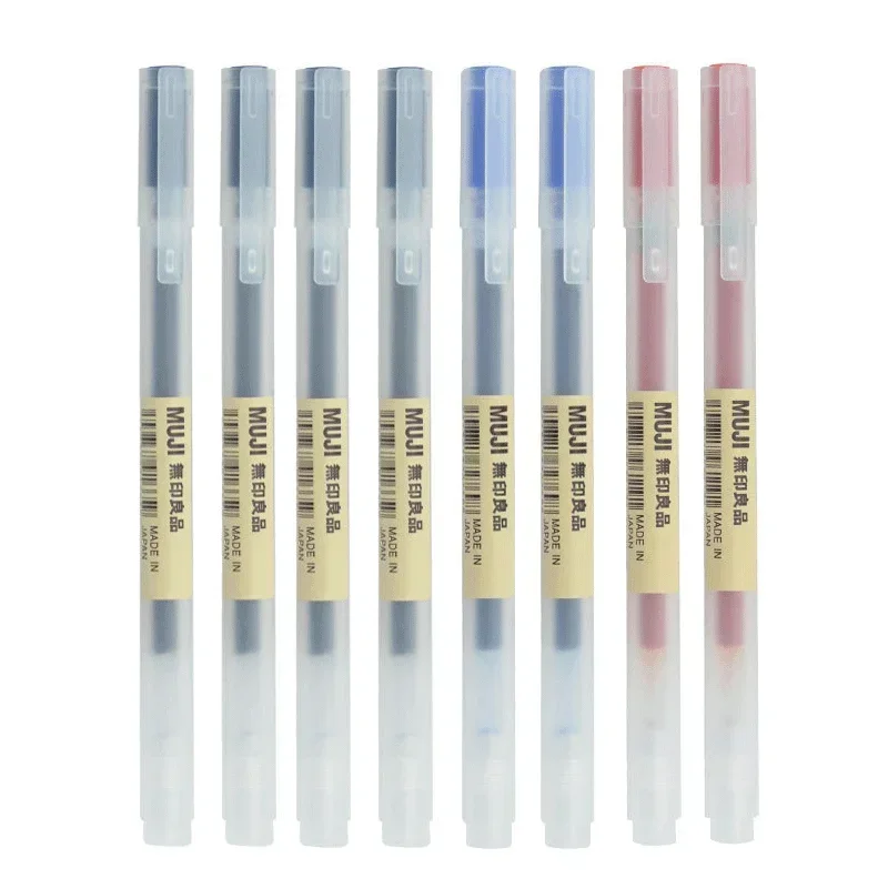 6/8Pcs/Set MUJIs Gel Pen Black - Muji Stationery Gel Pen recension och pris