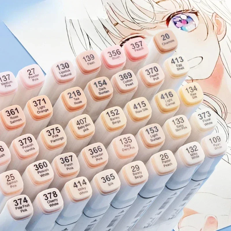 6/12/24/30 Colors Skin Tone Du - Copic Marker Sketch recension och pris