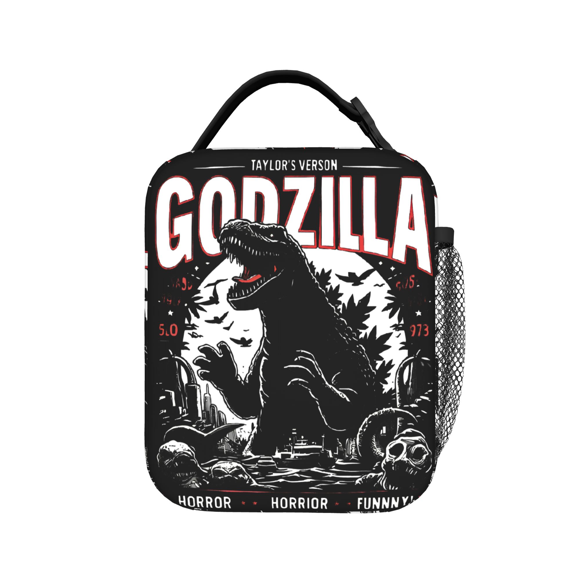 Godzillaed Anime Insulated Lun - Tote Bag Sublimation recension och pris