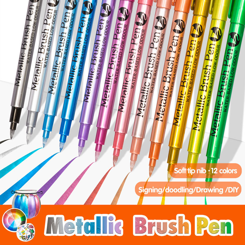 1pc Colors Metallic Waterproof - Copic Marker Sketch recension och pris