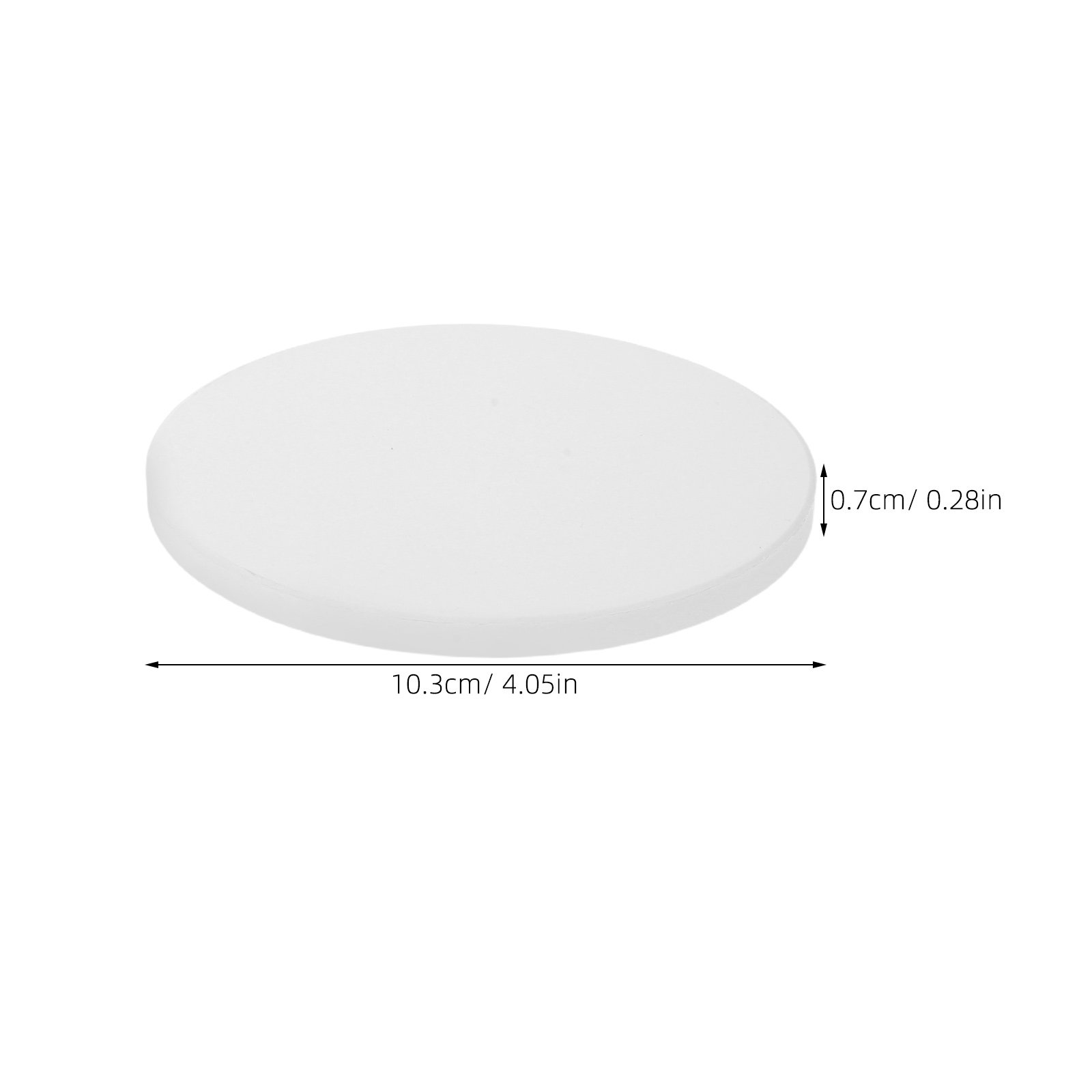 12Pcs Blank White Round Cerami - Ceramic Tile Blank recension och pris
