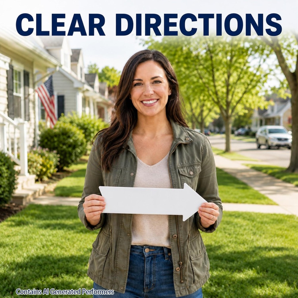 Double Sided Arrow Yard Signs  - Yard Sign Blank recension och pris